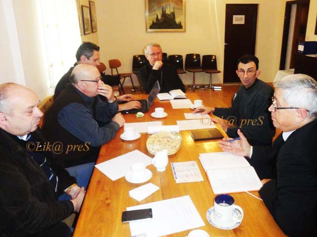 Sastanak u ordinarijatu s msgr. Križićem/ Foto GSB                                                                                                                                                                                                        